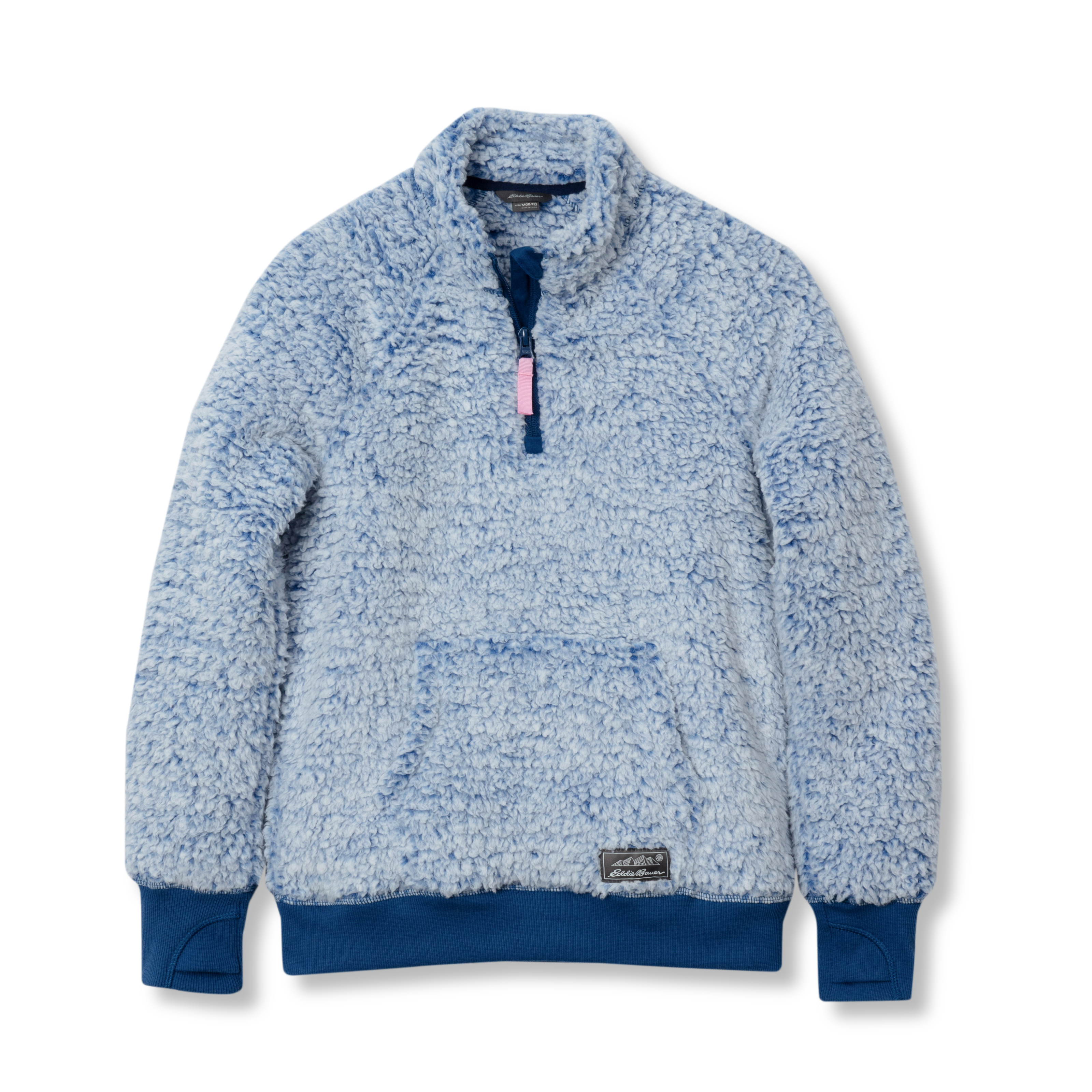 Eddie Bauer Kids Girls Fireside Plush 1/4 Zip