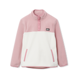 Girls Quest Fleece Snap Neck Pullover