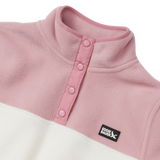 Girls Quest Fleece Snap Neck Pullover