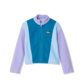 Girls Quest Fleece Colorblock Full Zip Jacket
